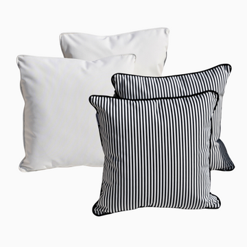 Midnight Lines Outdoor Cushion Bundle