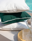 Cotton White Outdoor Cushion