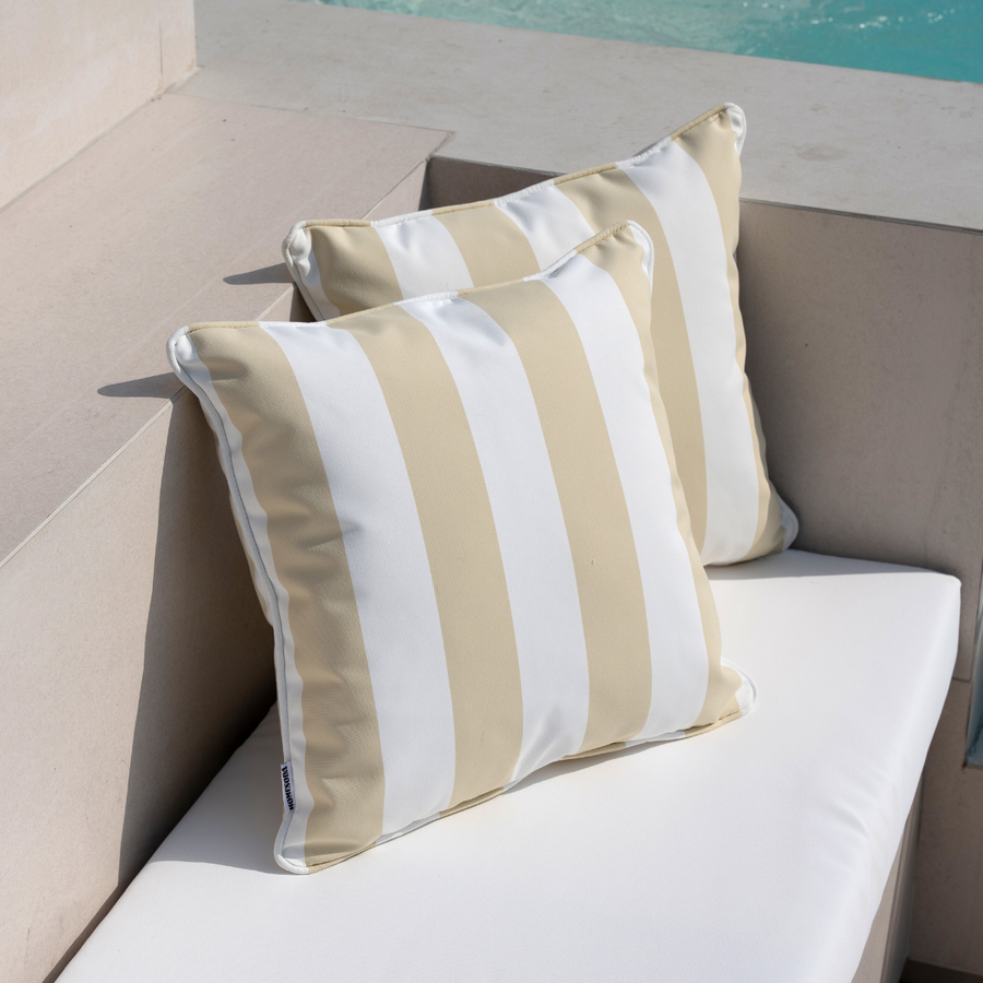 Sand Stripe Outdoor Cushion