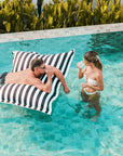 Pool Pillow | Monochrome Stripe