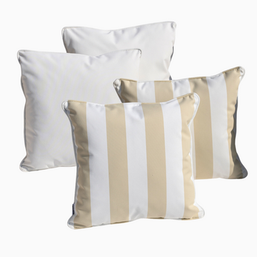 Nude Stripe Outdoor Cushion Bundle