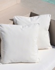 Cotton White Outdoor Cushion