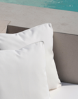 Cotton White Outdoor Cushion