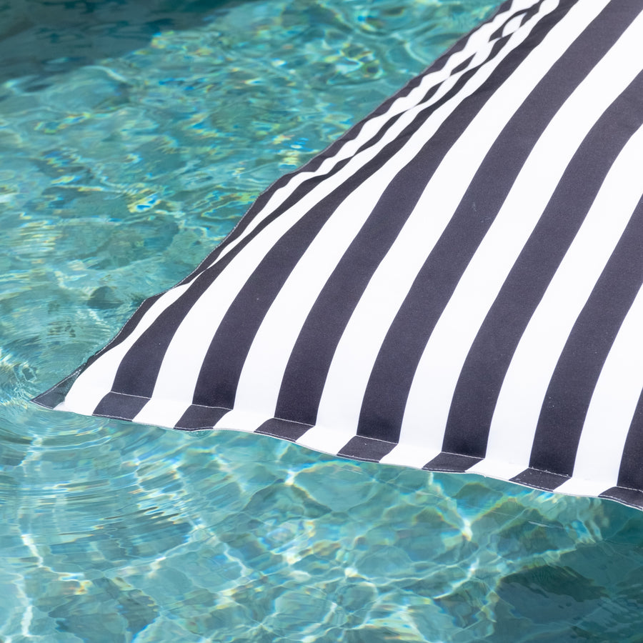 Pool Pillow | Monochrome Stripe